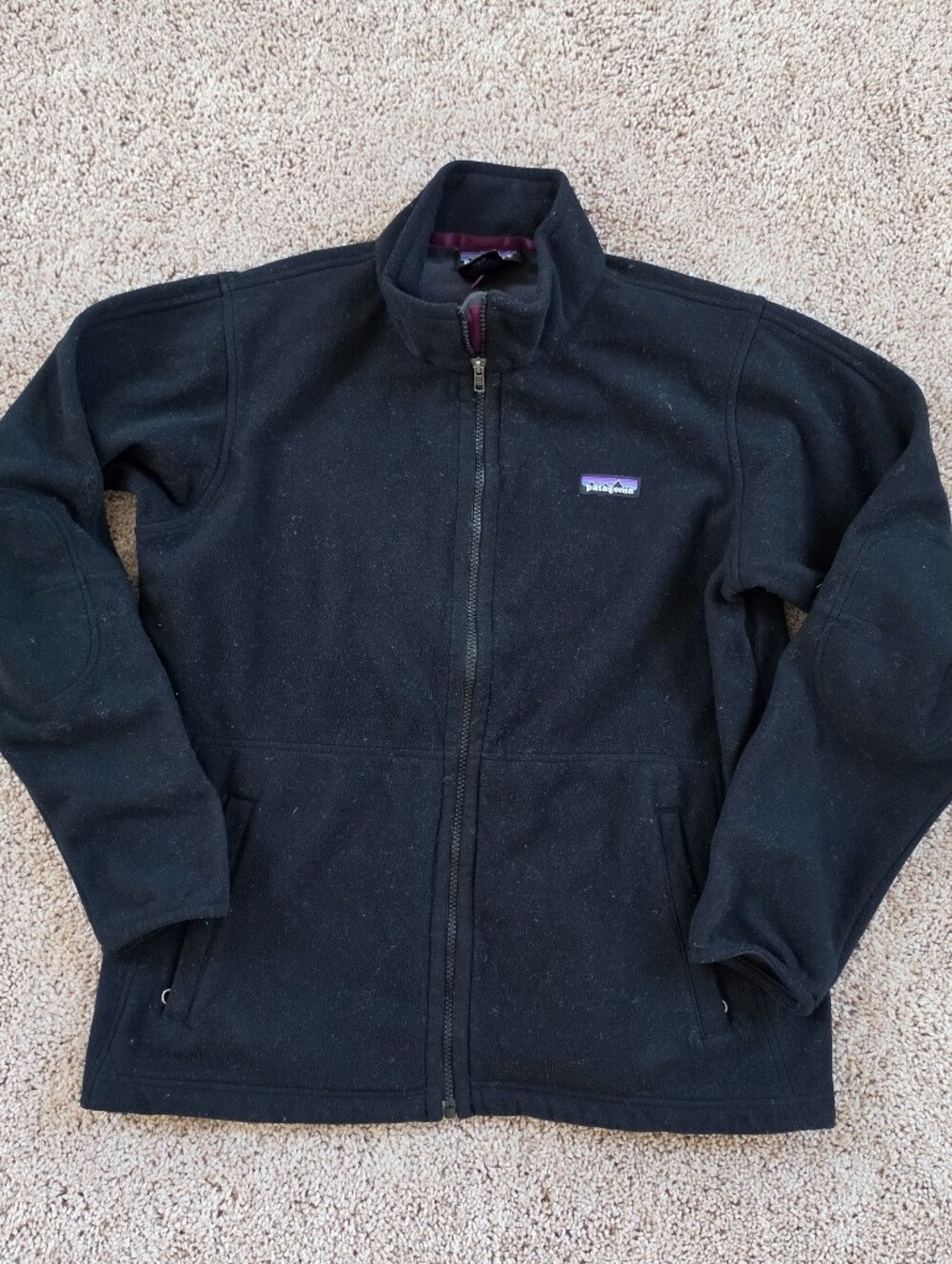 Patagonia Synchilla Black Fleece Jacket Large